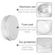 thumbnail image 4 of 30 Pack Screw Top Round Metal Lip Balm Tins Containers Lids (1oz), 4 of 5