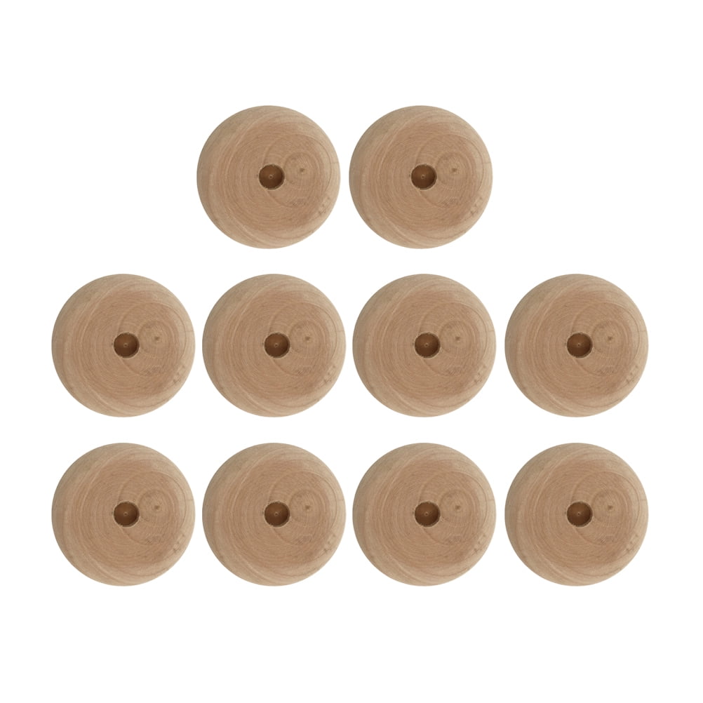 10pcs Wooden Mini Wheels DIY Car Model Wheels Handmade Craft Supplies ...