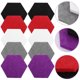 thumbnail image 2 of 10 piezas de baldosas de pared de fieltro hexágono pegatinas de pared adhesivas pegatinas de tablero de memorando hexágono tablas de fieltro, 2 of 6