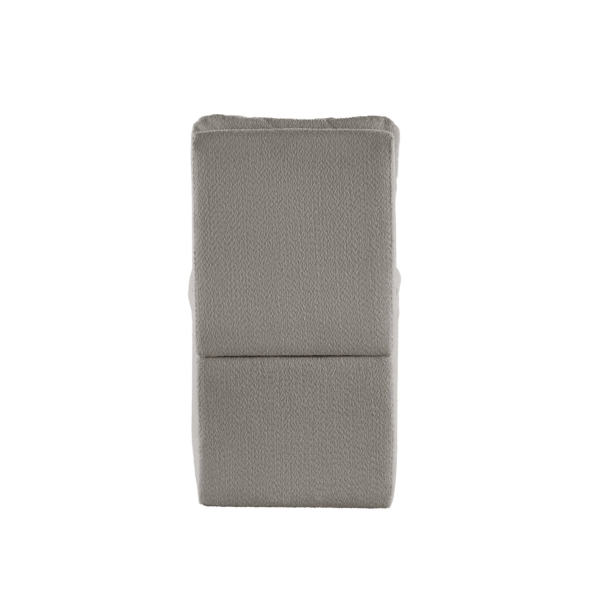 Weston Home Sanctuary Boucle Parson Dining Chair with Casters, Gray