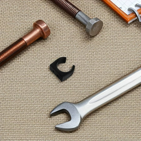 UPOUART 2Pcs Durable Black Nylon Marine Clamp Boat Hook Holder Fishing Pole Rod Wall Mount