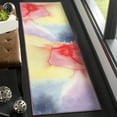thumbnail image 2 of SAFAVIEH Paint Brush Barclay Novelty Machine Washable Runner Rug, Fuchsia/Yellow, 2'2" x 6', 2 of 6
