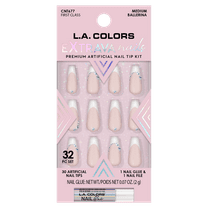 L.A. COLORS Extrava Nail Tip, First Class, 32 Piece