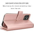 thumbnail image 5 of NJJEX Wallet Case for iPhone 12 Pro Max Case/iPhone 12 Pro Max Wallet Case 6.7" (2020), [9 Card Slots] PU Leather Card Holder Folio Flip [Detachable] Kickstand Lanyard Magnetic Phone Cover [Pink], 5 of 7