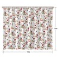 thumbnail image 5 of White Christmas Gnome Pattern Shower Curtain 84"x72" ,Bathroom Decorative Shower Curtains Set with 12 Hooks,Modern Waterproof Washable Shower Curtain, 5 of 6