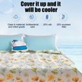 thumbnail image 4 of Ftwytp Summer Washed Cotton Quilt Polyester/Nylon/Spandex Breathable Anti-Clump Machine Washable Students Dorm Travel Car | Thin Core Quilt, Non-Sweat, Summer Cooling Bedding Gift, 4 of 6