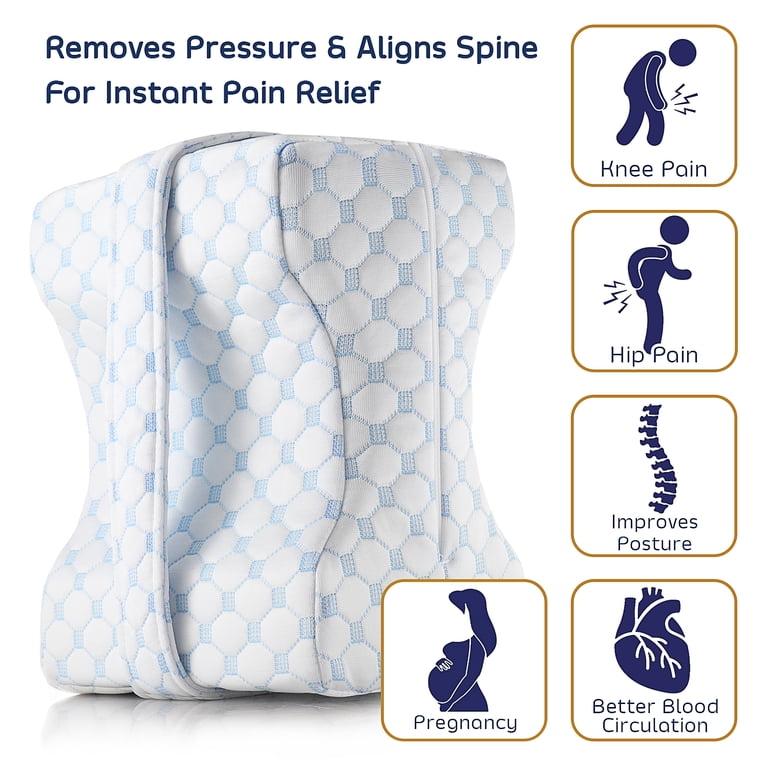 Nestl Memory Foam Leg and Knee Pillow with Cooling Technology photo 8
