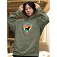 thumbnail image 2 of Vintage My Corgi Is My Valentine Hoodie Women -Image by Shutterstock, Female Small, 2 of 4
