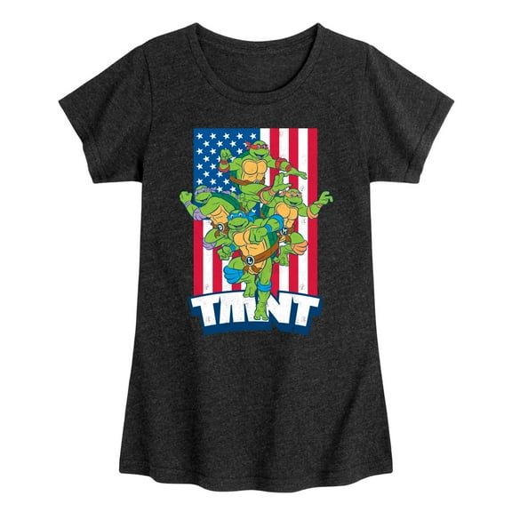 Teenage Mutant Ninja Turtles - USA Turtles - Toddler & Youth Girls Short Sleeve Tee