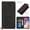 Black, variant on For Apple iPhone 16 Pro Max (6.9") PU Leather Pouch Flip Folio Wallet ID Credit Card Slots Money Holder with Magnetic Closure & Kickstand Cover ,Xpm Phone Case [ Red ]