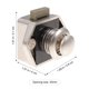 thumbnail image 1 of UPOUART Cabinet Latch Lock Con Botón Pulsador Para Muebles Y Rvs Plateado, 1 of 8
