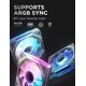 thumbnail image 5 of Ventiladores para PC AsiaHorse AMICI-5GT RGB con 24 luces LED de 1800 RPM, 5 of 7