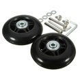 thumbnail image 4 of Rotatable Rubber Luggage Wheels, Elastic Polyurethane Replacement for Absorbs Shock and Heavy Load, Set Of 2PCS, 4 of 5
