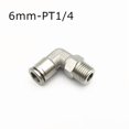 thumbnail image 2 of 1 Piece Pneumatic Fittings Quick Push In Connector 304 Stainless Steel High-quality Coupler 6mm 8mm, 2 of 3