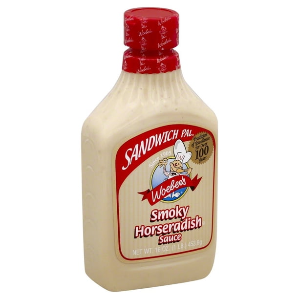 Woeber's Sandwich Pal Smoky Horseradish Sauce, 16 oz