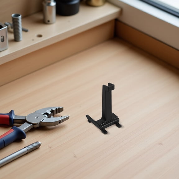 OUNONA 10Pcs Hole Black Plastic Pegboard Hooks Heavy Duty Wall Mount Tool and Display Holders