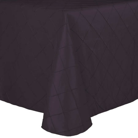

Ultimate Textile (2 Pack) Embroidered Pintuck Taffeta 60 x 120-Inch Oval Tablecloth Lavender Wisteria