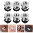 thumbnail image 2 of 6 Pcs Bouton de Verrouillage de Sangle de Guitare Antidérapant pour Sangle de Basse Acoustique Électrique, 2 of 8