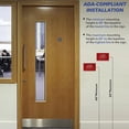 thumbnail image 7 of 6" X4" Exam Room 3 Sign- Tactile Graphics Grade 2 Braille Text | Modern Utility Wall Mount ADA Compliant Plastic Signs For Schools, Offices, Businesses, Apartments & Restaurants, 7 of 7