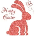 thumbnail image 2 of CafePress - Happy Easter Bunny - 10" Quartz Analog Battery-Powered Modern Wall Clock, Unique, 2 of 5