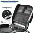 thumbnail image 4 of FORMRS Zipper Binder with Shoulder Strap 2-inch Ring 500 Sheet Capacity File Bag, Moon and House, 4 of 5