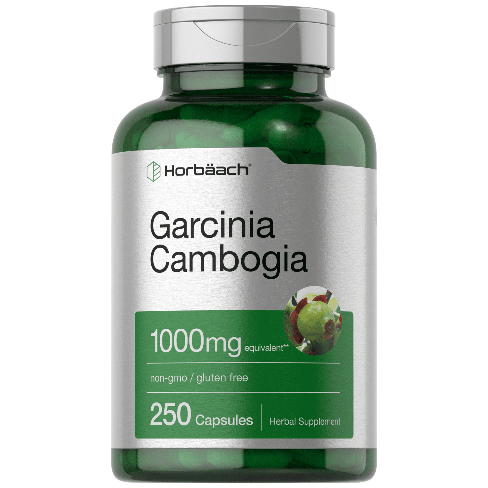 Garcinia Cambogia Pills | 1000mg | 250 Capsules | Non-GMO, Gluten Free | by Horbaach