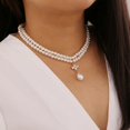 thumbnail image 1 of pitrice Water diamond pearl versatile collarbone chain pearl necklace, 1 of 1
