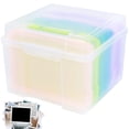 thumbnail image 2 of CNKOO Photo Storage Box Set Plastic Photo Case with 6 Inner Organization Cases Colorful/Clear Greeting Card Organizer Portable Reusable Seed Storage Box with Lid for Cards Pictures Stamps, 2 of 11