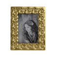 thumbnail image 2 of Household Decor Items 7.5x9.5" Vintage Gold Photo Frame with Flower Design,Bathroom Accessories, 2 of 11