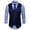 Navy, variant on Lu's Chic Men's Business Formal Suit Vest Tuxedo Dress Waistcoat Slim Fit Jacket Lightweight Western Vests Button Down V Neck Sleeveless Burgundy X-Large