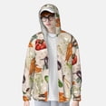 thumbnail image 4 of Easygdp Cute Vegetables Lightweight Long Sleeve Sun Shirt Sports long-Sleeved Sun Protective Clothing, Quick Drying Breathable - XX-Large, 4 of 9