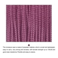 thumbnail image 3 of 1.18mm x 164 Feet Paracord Micro Cord Rope 100 LB Polyester Braided Cord for Camping Jewelry Bracelet, Plum Red, 3 of 5