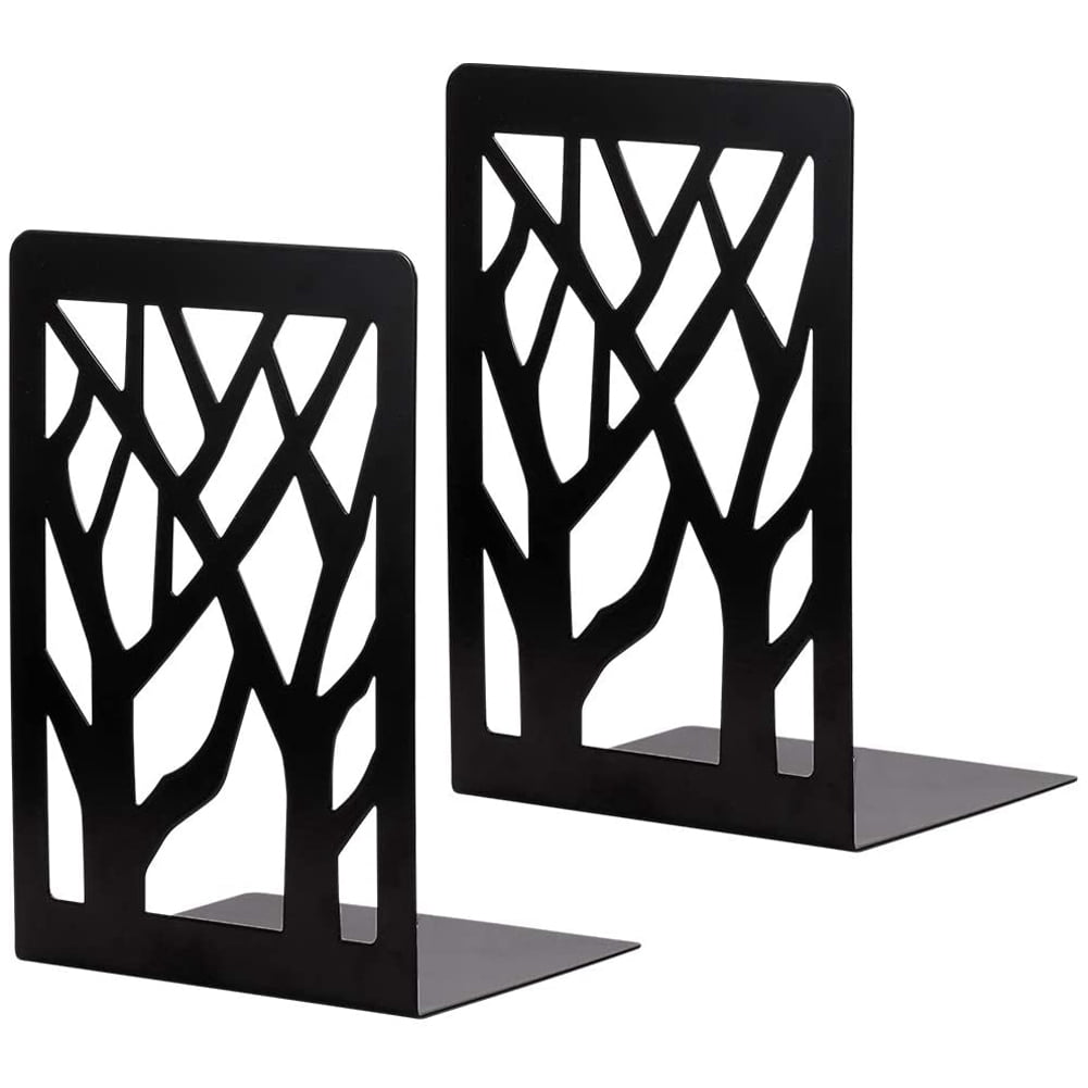 Book Ends for Shelves Bookends Bookends for Shelves Book Shelf Holder Home Decorative Metal Bookends for Heavy Books Book Stoppers Bookend Supports on Office Desk 3Pair Bookend Support 