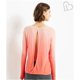 thumbnail image 2 of Camiseta grÃ¡fica Aeropostale para mujer con corte degradado en la espalda naranja grande, 2 of 2