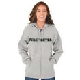 thumbnail image 4 of Firefighter American Neighborhood Zip Up Hoodie Men's Women's Brisco Brands S, 4 of 5