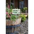 thumbnail image 3 of Eveokoki Grow Dammit Garden Signs Decor- Aluminum Garden Stakes Sign Funny Gardening Gifts for Women Men and Gardeners (20.8 Inches Tall), 3 of 6