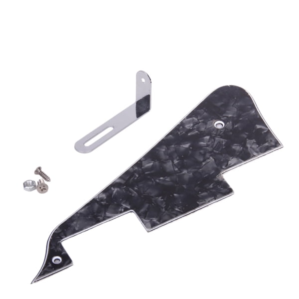 Soporte de guitarra LP Yuyangstore de 3 capas con tuerca de tornillo Golpeador negro