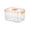 White, variant on YIKA Tupperware Container Food Grade Preservation Box Home Refrigerator Safe Storage Of Vegetables And Fruit Microwaveable Sealed Preservation Box To Help Kitchen Storage White