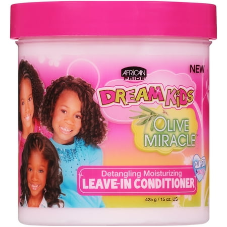 African Pride Dream Kids Olive Miracle Detangling Moisturizing Leave-In Conditioner 15 oz. (Best Moisturizing Leave In Conditioner For African American Hair)