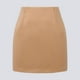 thumbnail image 2 of Minifalda lápiz de cintura alta para mujer - Diseño liso con ribete ondulado - Ropa informal/de moda para primavera/otoño (S-XXL), 2 of 3