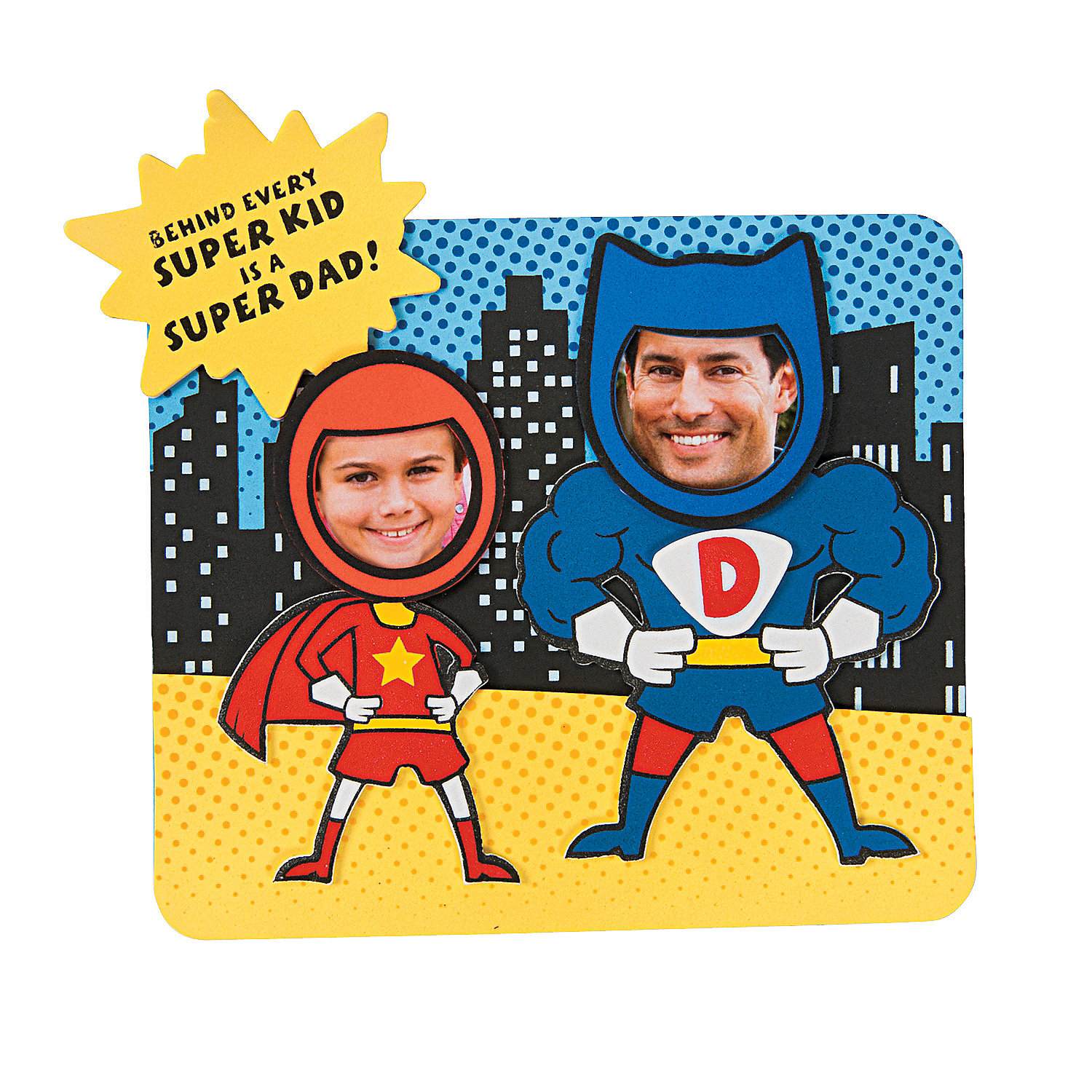 Super Dad Picture Frame 12 Craft Kits 12 Pieces