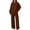 Coffee, variant on Stralyhd Women Long Sleeve Sweatshirt Set Crew Neck Tracksuits 2026 Fall Comfy Sweatsuit Outfits Athletic 2 Pieces Set Coffee L