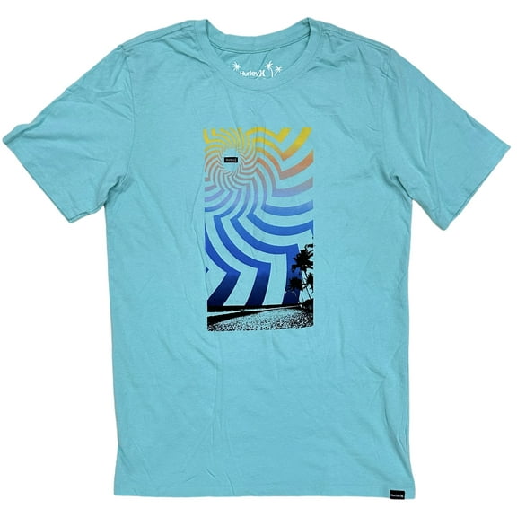 Hurley Men's Everyday Washed Tripical Short Sleeve Tee T-Shirt (Small, Tropical Twist)