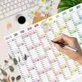 thumbnail image 3 of Monthly Calendar Planner Yearly Schedule Monthly Journal Yearly Large Planner Large Calendar Planner Punch Card Calendar 2025 Calendar Daily Schedule Planner, 3 of 6