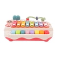 thumbnail image 1 of Piano Keyboard Toy, Cake Appearence 8 Keys Cartoon Piano Toy  For Kindergarten Red, 1 of 8