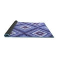 thumbnail image 2 of Ahgly Company Indoor Round Southwestern Blue Country Area Rugs, 3' Round, 2 of 4