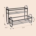 thumbnail image 3 of OUSITAID Kitchen Storage Organizer Shelf Heavy Duty Kitchen Organizer for Kitchen Drawer Shelf Cabinet - Green, 3 of 3
