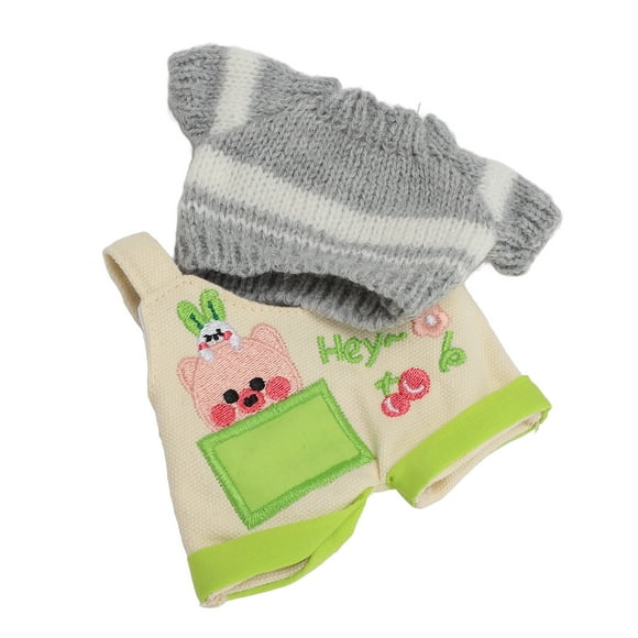 Plush Doll Clothes, Doll Dress Up, Pig Pattern, Soft and Comfortable Plush Doll Outfit