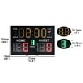 thumbnail image 4 of Indoor Digital LED Scoreboard Tabletop Score Board for Basketball Volleyball Tennis Boxing Match Game, 4 of 6
