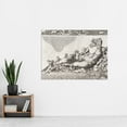 thumbnail image 2 of Beatrizet Nile River Allegorical Roman Engraving Extra Large XL Wall Art Poster Print, 2 of 3